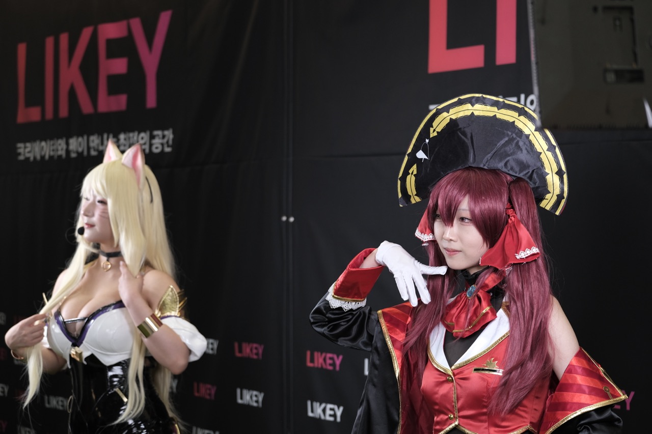 LIKEY at PopCon 2023, in Seoul